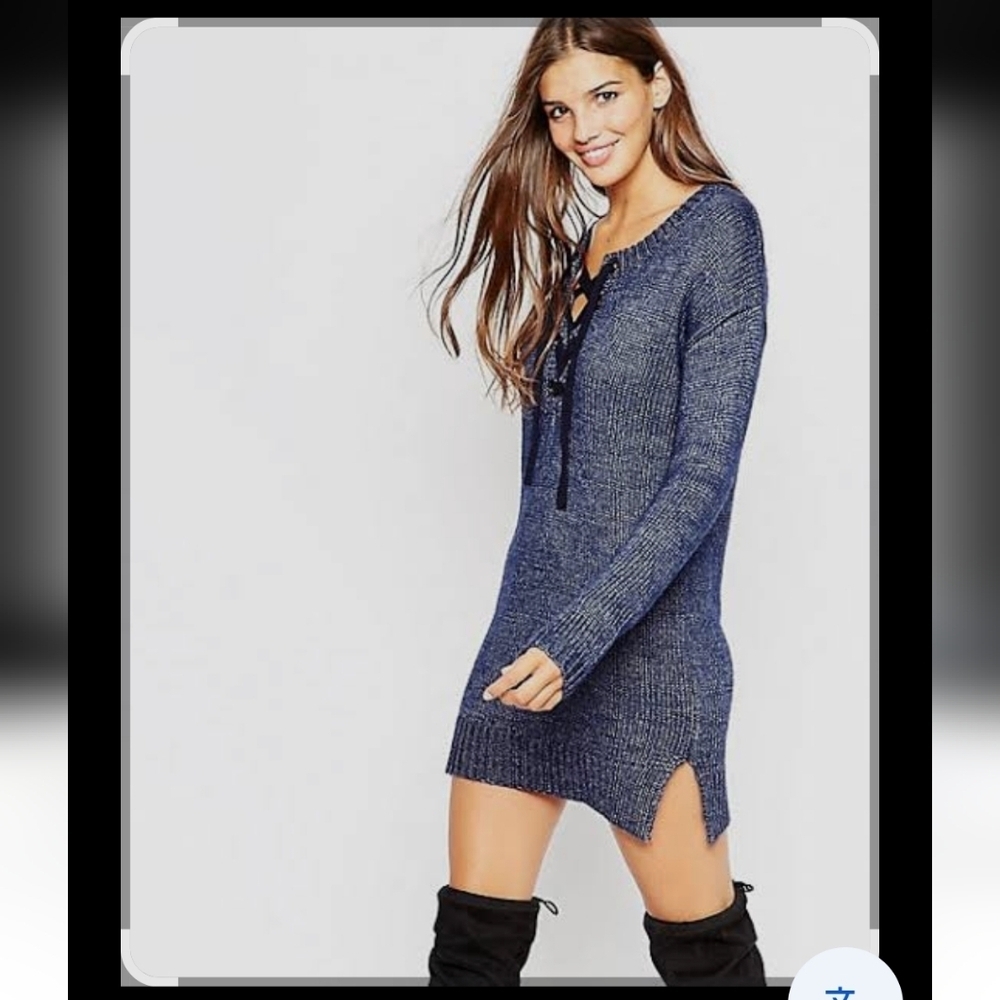 Asos Knit Tunic Dress, Cozy Chic And Perfefect For Fall.